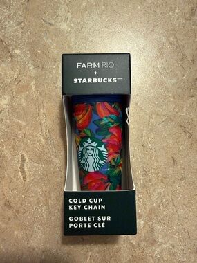 FARM Rio x Starbucks Cold Cup Keychain